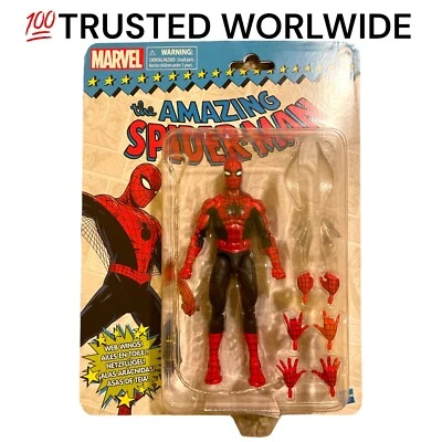 Figura de acción Marvel Legends The Amazing Spider-Man, Web Wings 2023, en mano Foto 1 de 3