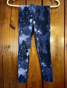 Lands End girls size L 6x/7  Galaxy  Leggings reinforced knees   - Picture 1 of 2