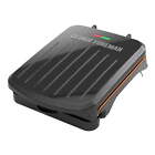 George Foreman Electric Indoor Grill and Panini Press, Black with Copper Plates