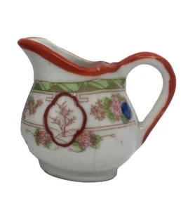 Brocca ceramica giapponese dipinta a mano made in Japan 2 5/8" - Foto 1 di 4