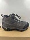 Merrell Women's Moab 2 Mid Waterproof Hiking Shoes, Granite(Gray), Size US 8