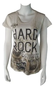 Womens Large Hard Rock Cafe San Antonio Love All Serve All Graphic T-shirt - Picture 1 of 10