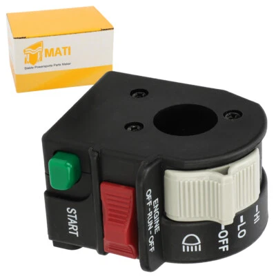 Interruptor de manillar de faros Start ON OFF 4011387 para Polaris Predator Outlaw 500 Foto 1 de 4