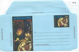 AUSTRALIA - AEROGRAMAS - SIN USAR - ILUSTRADO - 474 - 40c - NAVIDAD 1984 - Imagen 1 de 1