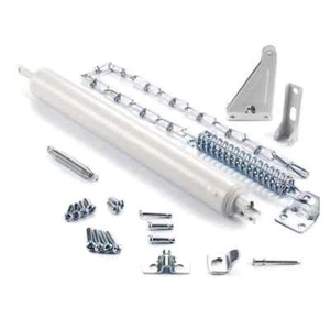 Standard Storm Door Closer with Wind Chain White Screen and Storm Door Hardware - Picture 1 of 12