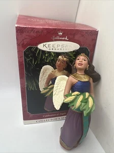HALLMARK 1998 A CELEBRATION OF ANGELS #4 African American Christmas Ornament - Picture 1 of 5
