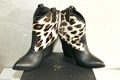 bottines compensées léopard GIUSEPPE ZANOTTI birel size 41 (9 us 7 uk) VAL 950€ - Photo 1/4