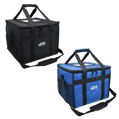 eZone Heavy Duty Insulated Pizza Food Delivery Bag Hot Cold Divider Zipper - Image 1 of 4