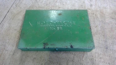 Vtg 17 Piece Assorted SAE Hex Wrench Set w/Metal Holo-Krome Case No 66 - Image 1 of 4