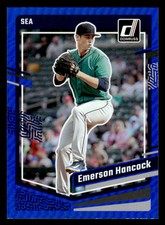 2023 Donruss Holo Blue #144 Emerson Hancock Mariners