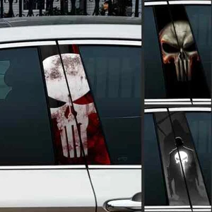 The Punisher Car Vinyl Decal Stickers Waterproof AntiScratch Vehicle Door-Marvel - Picture 1 of 18