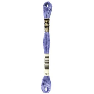 DMC 6-Strand Embroidery Cotton 8.7yd Medium Cornflower Blue - Picture 1 of 3