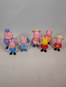 PEPPA PIG Figura Personaje Juguetes (7) piezas Peppa Familia y Amigos - Imagen 1 de 8