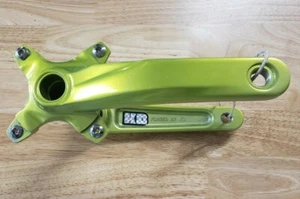 Juego de bielas, carretera o MTB, 68/73 BB ancho, 170 mm, capa personalizada verde eléctrica - Imagen 1 de 3