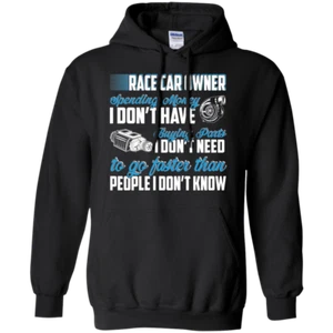 Race Car Owner Hoodie - Picture 1 of 6