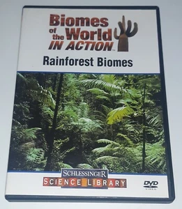 Biomes of the World in Action Rainforest Biomes DVD Schlessinger Ex-Library - Picture 1 of 4