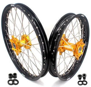 Llanta KKE 21/18"" apta para Suzuki DRZ400SM 2005-2025 DRZ400S DRZ400E DRZ400 dorada - Imagen 1 de 12