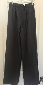 Houndstooth Chef's Pants Adult Large Uncommon Threads Uniform Pants Black Grey - Picture 1 of 4