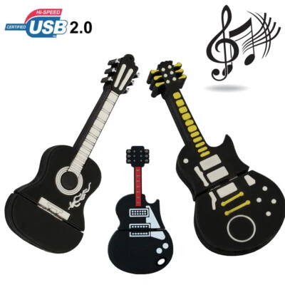 Silicagel violino chitarra USB 3.0 unità flash 64 GB 32 GB 16 GB 8 GB chiavetta USB pendrive - Immagine 1 di 4
