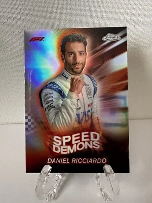 2024 Topps Chrome #SD-18 Daniel Ricciardo Speed Demons RB Racing  - Image 1 of 2