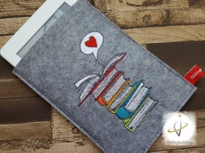 Hülle Sleeve Filz  Kindle Tolino Tablets Ebookreader E-Book-Reader  - Bild 1 von 3