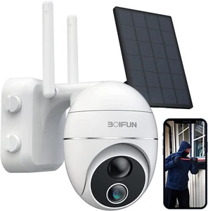🔥🔥Solar Security Camera Outdoor, Wireless WiFi 360° PTZ Camera outdoor🔥🔥 - Picture 1 of 5