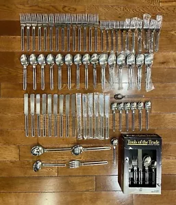 Tools Of The Trade/The Cellar Stainless Japan Flatware DUKE 72 Pieces - Picture 1 of 10
