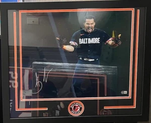 Baltimore Orioles Anthony Santander firmato incorniciato 16x20 con certificato di autenticità Beckett - Foto 1 di 1