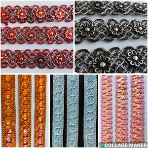 1 meter Spitze Borte  breit Nichtelastisch NEUE nm - Picture 1 of 16