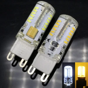 1-20X G9 LED Silicone Crystal Corn Light Bulbs 5W 3014 SMD 57LEDs Lamp AC/DC 12V - Picture 1 of 14