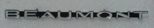 Pontiac NEW 68 Beaumont Grille emblem Canadian 1968 - Picture 1 of 2