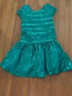 Gymboree Girls Green Fancy Party Holiday Pictures Dress Size 9 New