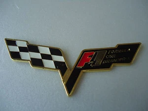 EMBLEMA DEL MALETERO DEL GUARDABARROS LATERAL DEL COCHE INSIGNIA DE METAL CARRERAS F1 - Imagen 1 de 4