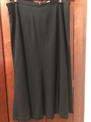 Юбка Gored с подкладкой размер 18 Вт черный Peter Nygard отличном состоянии W 40 до 42 изящный! - Изображение 1 из 2