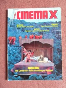 CHRISTOPHER LEE, ORSON WELLES, POSEIDON ADVENTURE in CINEMA X (1973) UK mag