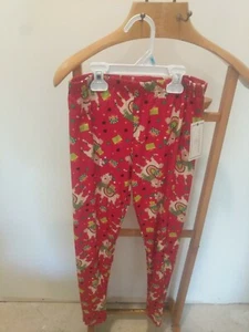 NO COMMENTGirls π Leggings Natalizi Babbo Natale Lama Regali Burro Morbido XL (16) - Foto 1 di 2