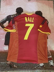 CAMISETA ORIGINAL ADIDAS SPAIN WC2002 RAUL HOME L - Imagen 1 de 3