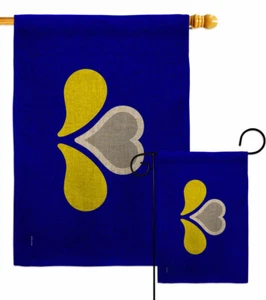 Provinzen Belgien Region Brüssel Hauptstadt Sackleinen Garten Flagge Hof Banner - Bild 1 von 19