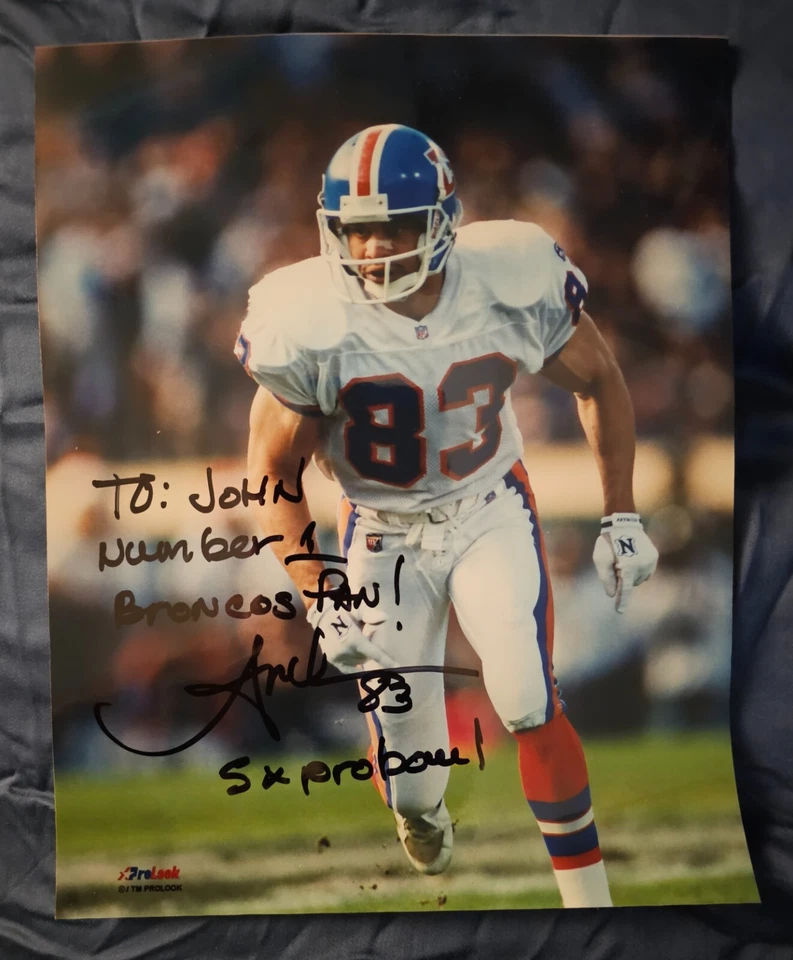 Foto autografiada de Anthony Miller de los Denver Broncos, Super Bowl; ¡HALLAZGO RARO!! Foto 1 de 1
