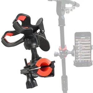 Universal Microphone Mic Stand Phone Holder Clip for iPhone Samsung Smart Phones - Picture 1 of 9
