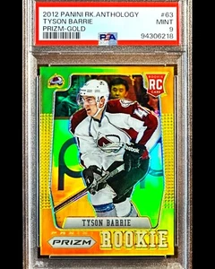 1. Jahr - 2012 Panini PRIZM GOLD /10 - Tyson Barrie RC #63 - PSA 9 - Pop 1 - Bild 1 von 4