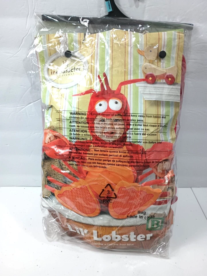 Disfraz de Halloween infantil Incharacter LIL LOBSTER - 6 meses - 12 meses  Foto 1 de 4