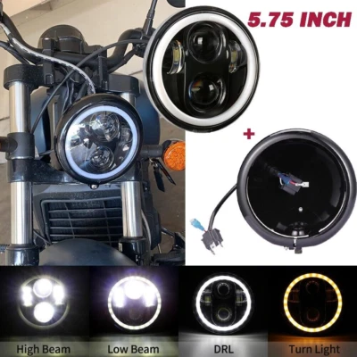 Faro de 5,75"" Hi-Lo + soporte de carcasa para Honda VTX1300 C R S VTX1800F3 Foto 1 de 4