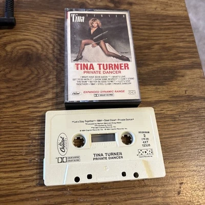Tina Turner Private Dancer Cassette 1984 Capitol - Image 1 of 3