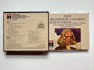 Bach Brandenburg Concertos Suite in B Minor EMI Los Angeles Chamber Orch. 2 CD  - Image 1 of 3