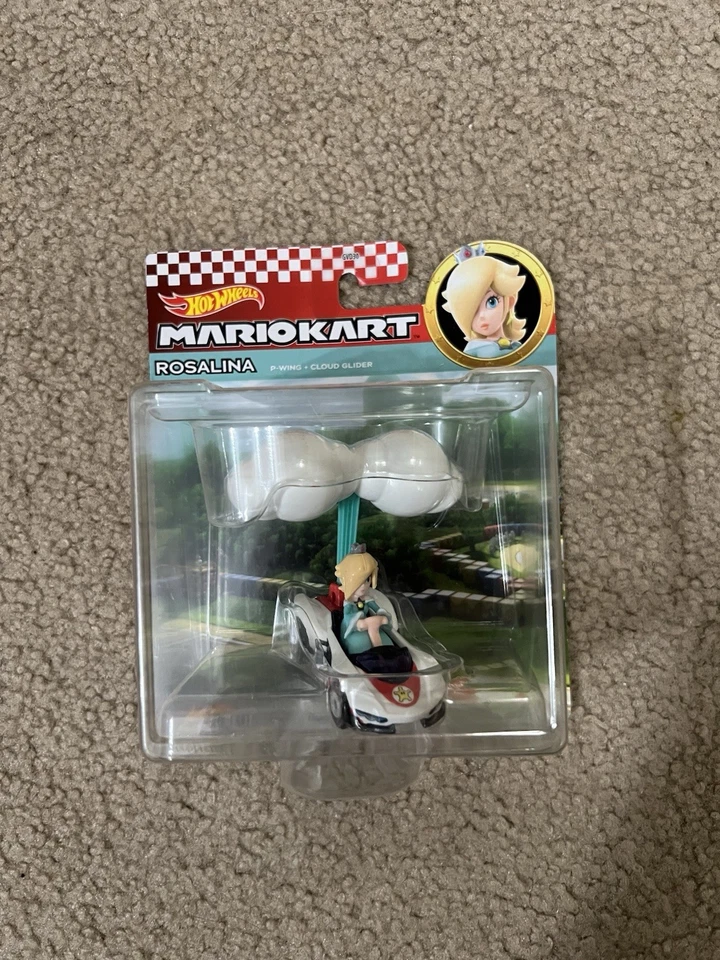 Mattel HDB32 Hot Wheels 1 64 Mario Kart ROSALINA Cloud Glider Foto 1 de 1