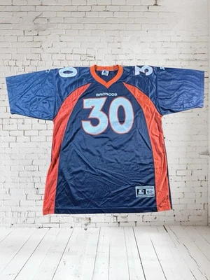 Camiseta deportiva vintage 1998 Starter Denver Broncos Terrell Davis #30 adulto talla 52 Foto 1 de 4