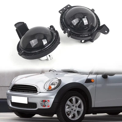 Smoked Black Front Fog Light No Bulbs For BMW Mini R55 R56 R57 R58 R59 2006-2014 - Image 1 of 4