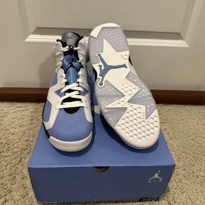 Nuevo Nike Air Jordan 6 Retro “UNC” Talla 11 CT8529-410 Blanco/Azul Foto 1 de 4