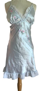 Dreamy Babydoll Sleep Cami, Vintage Baby Blue Negligee S, Lingerie, California D - Foto 1 di 8